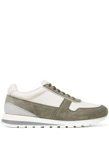 Suede And Leathers Sneakers - Brunello Cucinelli - Modalova