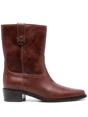 Cirty Western Leather Boots - Tory Burch - Modalova