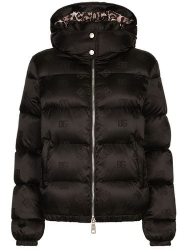 Nylon Short Down Jacket - Dolce & Gabbana - Modalova