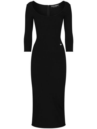 Knitted Midi Dress - Dolce & Gabbana - Modalova