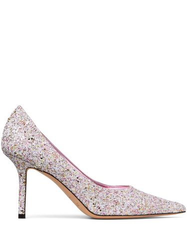 Love 85 Glittered Leather Pumps - Jimmy Choo - Modalova