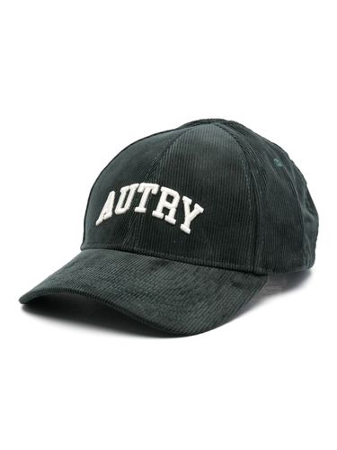 AUTRY - Logo Velvet Baseball Cap - Autry - Modalova