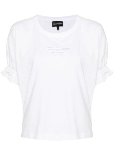 EMPORIO ARMANI - Logo Cotton Shirt - Emporio Armani - Modalova