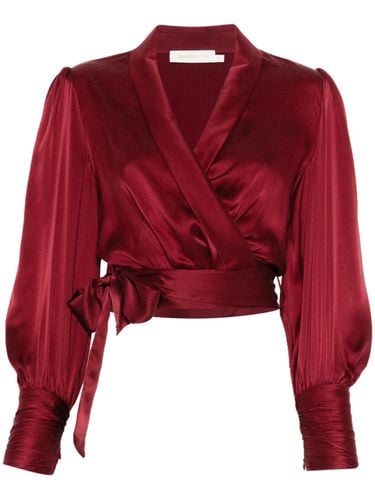 ZIMMERMANN - Silk Wrap Top - Zimmermann - Modalova