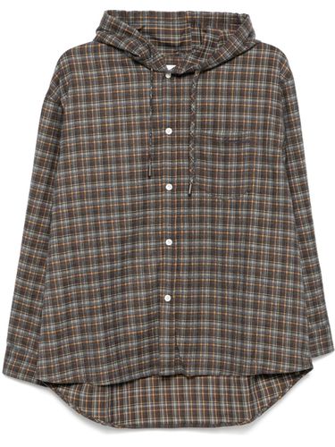 DUNST - Check Hooded Shirt - Dunst - Modalova