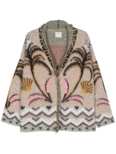 Wool Jacquard Cardigan - Forte Forte - Modalova