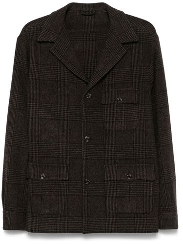 Wool Single-breasted Jacket - Finamore 1925 Napoli - Modalova