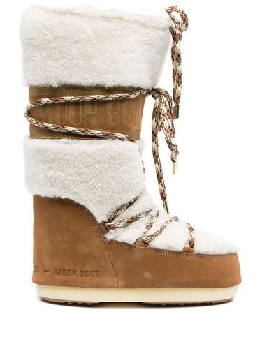 Icon Shearling Snow Boots - Moon Boot - Modalova