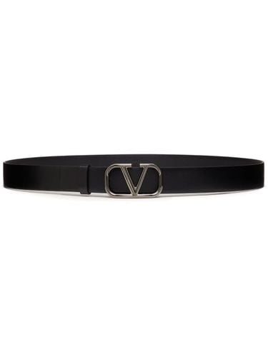 Vlogo Signature Leather Belt - Valentino Garavani - Modalova