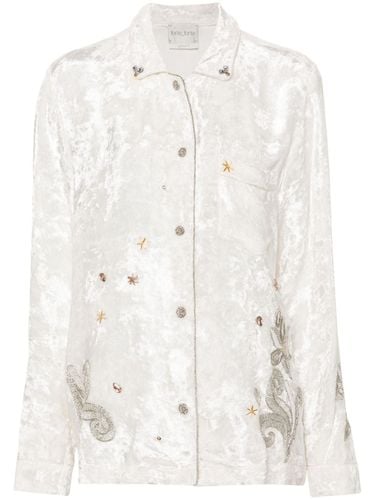 Embroidered Velvet Shirt - Forte Forte - Modalova