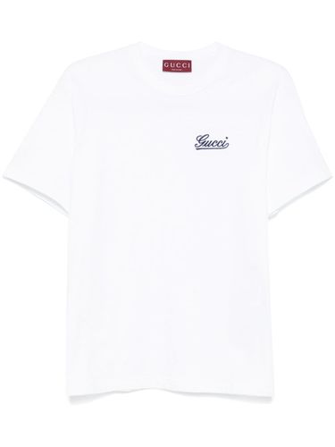 GUCCI - Logo Cotton T-shirt - Gucci - Modalova