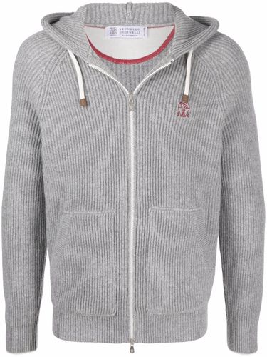 Cashmere Hooded Cardigan - Brunello Cucinelli - Modalova