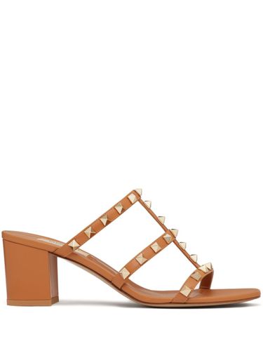 Rockstud Leather Mules - Valentino Garavani - Modalova