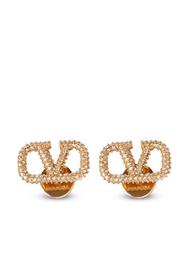 Vlogo Signature Strass Earrings - Valentino Garavani - Modalova