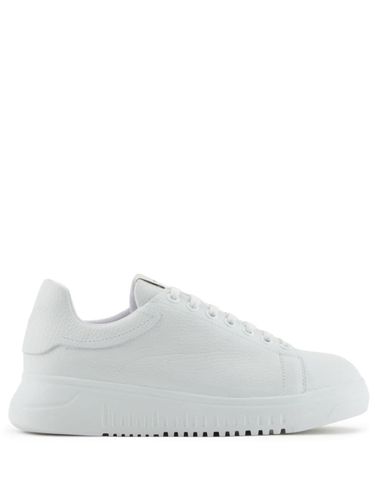 Cruelty Free Leather Sneakers - Emporio Armani - Modalova