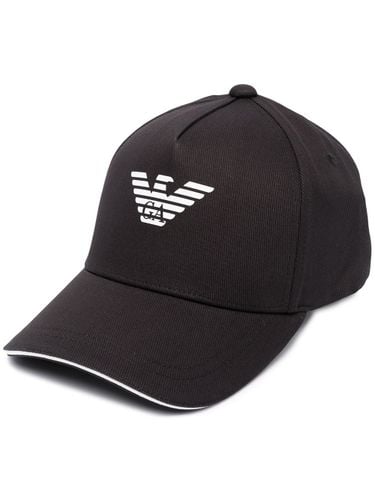 EMPORIO ARMANI - Logo Cotton Cap - Emporio Armani - Modalova