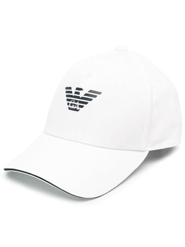 EMPORIO ARMANI - Logo Cotton Cap - Emporio Armani - Modalova