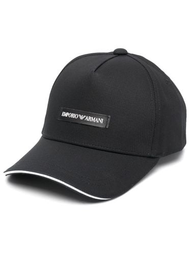 EMPORIO ARMANI - Logo Cotton Cap - Emporio Armani - Modalova