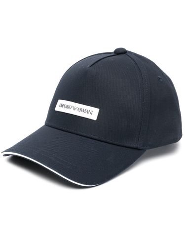 EMPORIO ARMANI - Logo Cotton Cap - Emporio Armani - Modalova