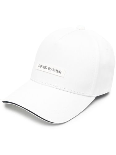 EMPORIO ARMANI - Logo Cotton Cap - Emporio Armani - Modalova