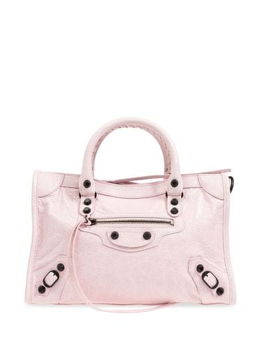 City Small Leather Handbag - Balenciaga - Modalova