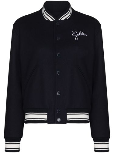 Logo Wool Bomber Jacket - Golden Goose - Modalova