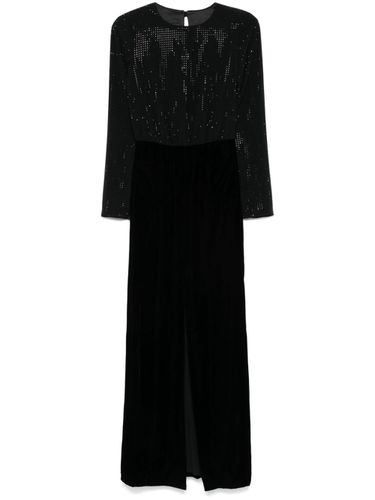 EMPORIO ARMANI - Velvet Long Dress - Emporio Armani - Modalova