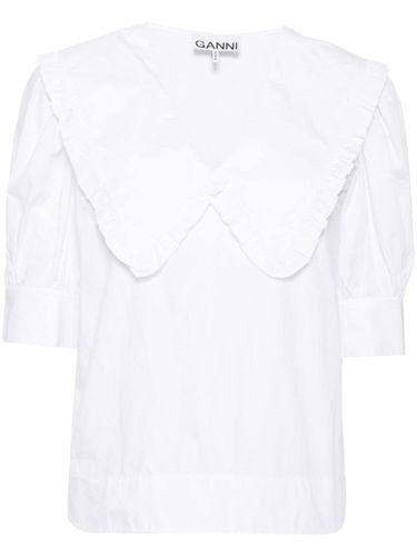 GANNI - Organic Cotton Blouse - Ganni - Modalova