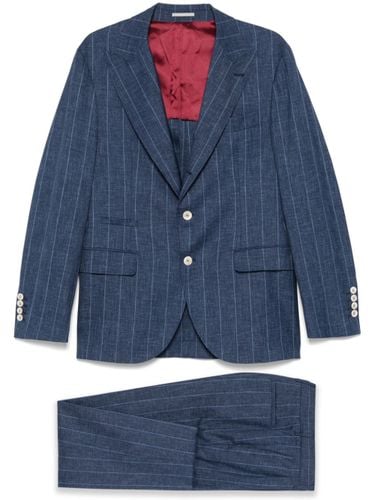 Wool Single-breasted Suit - Brunello Cucinelli - Modalova