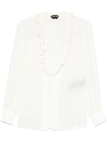 TOM FORD - Silk Georgette Shirt - Tom Ford - Modalova