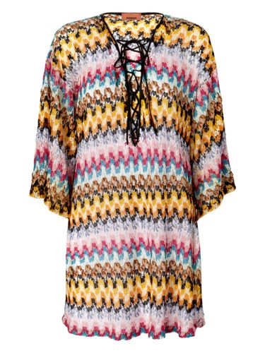 Printed Short Kaftan - Missoni Beachwear - Modalova