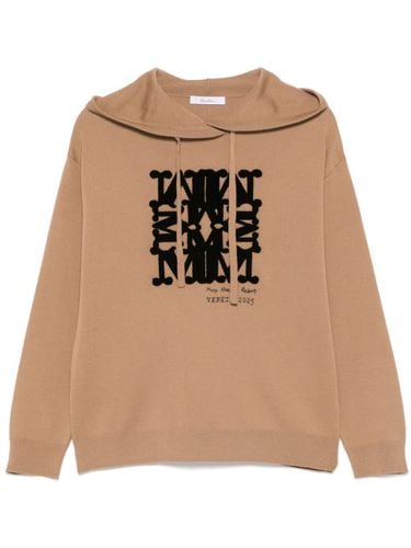 MAX MARA - Logo Wool Hoodie - Max Mara - Modalova