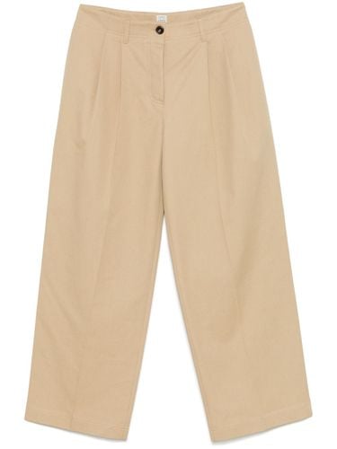 Organic Cotton Chino Trousers - Toteme - Modalova