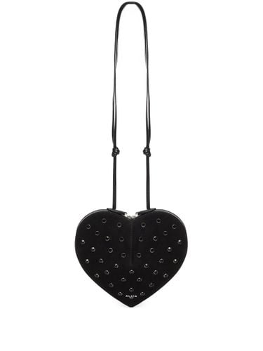 Le Coeur Strass Embellished Crossbody Bag - AlaÏa - Modalova