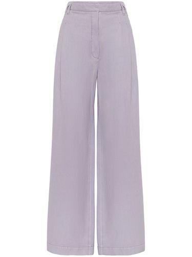 Wide Smart Cotton Trousers - Brunello Cucinelli - Modalova