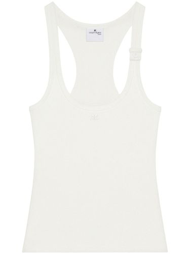 COURRÈGES - 90's Ribbed Cotton Top - Courrèges - Modalova