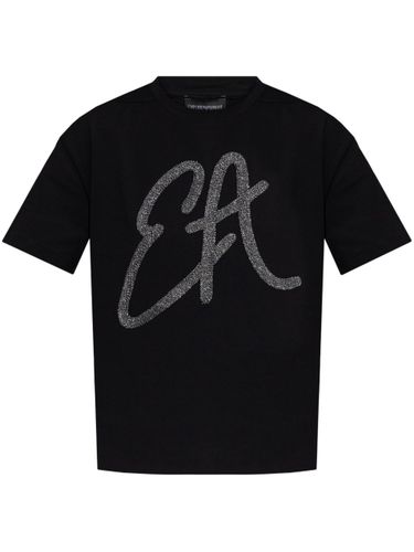 Logo Cotton T-shirt - Emporio Armani - Modalova