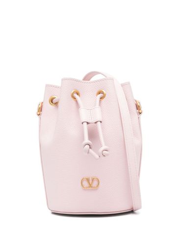 Vlogo Signature Mini Leather Bucket Bag - Valentino Garavani - Modalova