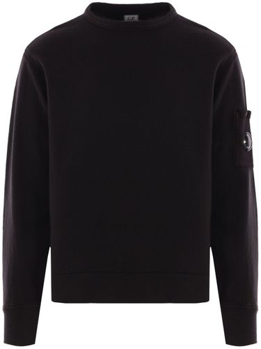 Logo Cotton Crewneck Sweatshirt - C.p. company - Modalova