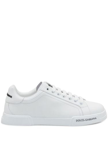 Portofino Leather Sneakers - Dolce & Gabbana - Modalova