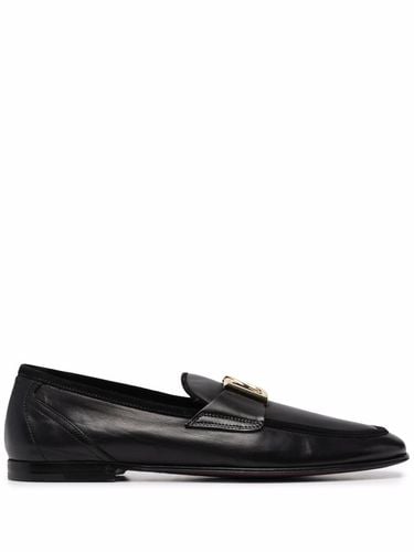 DOLCE & GABBANA - Leather Moccasin - Dolce & Gabbana - Modalova