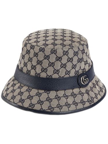 GUCCI - Gg Fabric Hat With Double G - Gucci - Modalova