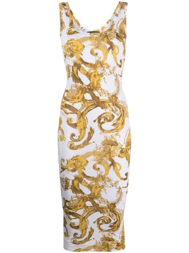 Short Dress With Logo - Versace Jeans Couture - Modalova