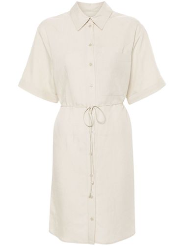 Linen Blend Relaxed Shirt Dress - Calvin Klein - Modalova