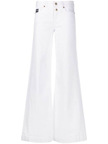 Cotton Palazzo Trousers - Versace Jeans Couture - Modalova
