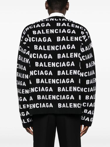 BALENCIAGA - Cardigan With Logo - Balenciaga - Modalova