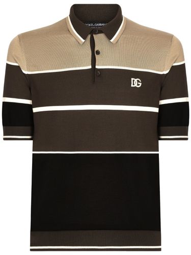 DOLCE & GABBANA - Logo Polo Shirt - Dolce & Gabbana - Modalova