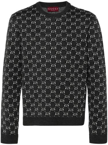 GUCCI - Crew-neck Sweater With Logo - Gucci - Modalova