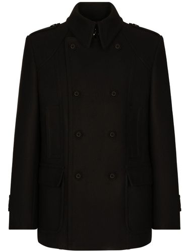 DOLCE & GABBANA - Logo Coat - Dolce & Gabbana - Modalova