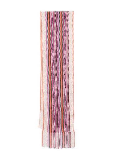 Scarf With Fringes And Pattern - Missoni - Modalova